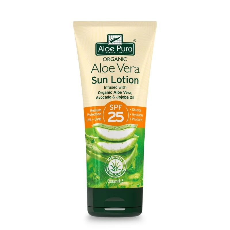 Aloe Pura Aloe Vera Sun Lotion SPF25 3 Aloe Pura Aloe Vera Sun Lotion SPF25
