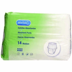 Alvita Incontinence Absorbent Pants Night Medium
