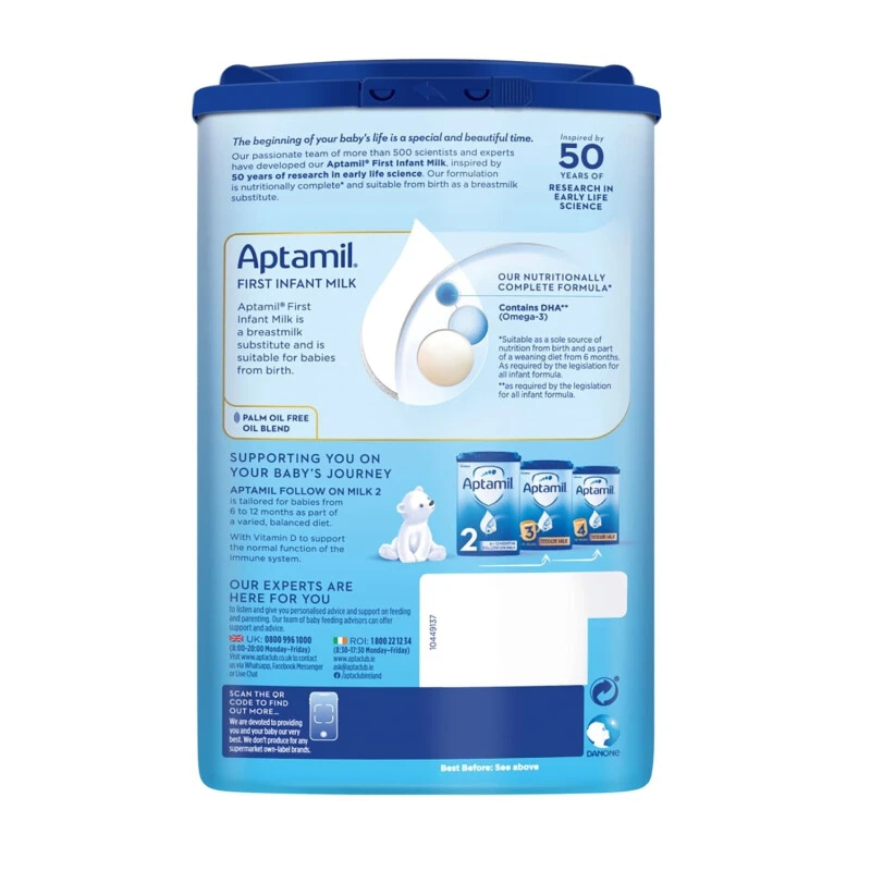 Aptamil 1 First Baby Milk Formula From Birth 5 Aptamil 1 First Baby Milk Formula From Birth - Image 3