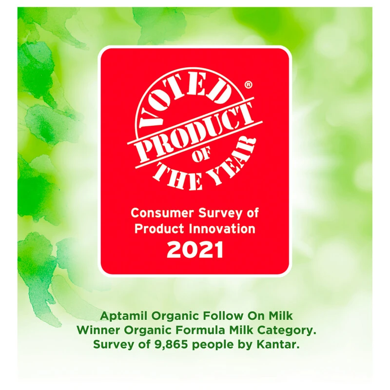 Aptamil Organic 2 Follow On Baby Milk Formula Powder 6-12 Months 5 Aptamil Organic 2 Follow On Baby Milk Formula Powder 6-12 Months - Image 3