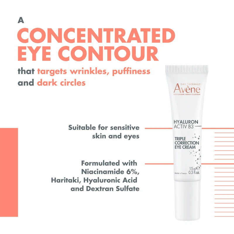Avène Avene Hyaluron Activ B3 Triple Correction Eye Care 4 Avène Avene Hyaluron Activ B3 Triple Correction Eye Care - Image 2