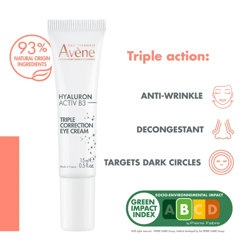 Avène Avene Hyaluron Activ B3 Triple Correction Eye Care 5 Avène Avene Hyaluron Activ B3 Triple Correction Eye Care - Image 3
