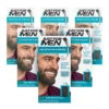 Just For Men Moustache & Beard Dark Brown Hair Dye M-45 2 Just For Men Moustache & Beard Dark Brown Hair Dye M-45 -Health Care Store Black 6 Pack