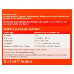 Calpol SixPlus Sugar Free Suspension Sachets 7 Calpol SixPlus Sugar Free Suspension Sachets -Health Care Store Calpol SixPlus Sugar Free Suspension Sachets Triple Pack 2