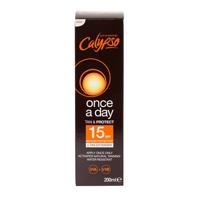 Calypso Once A Day Tan & Protect SPF15 3 Calypso Once A Day Tan & Protect SPF15