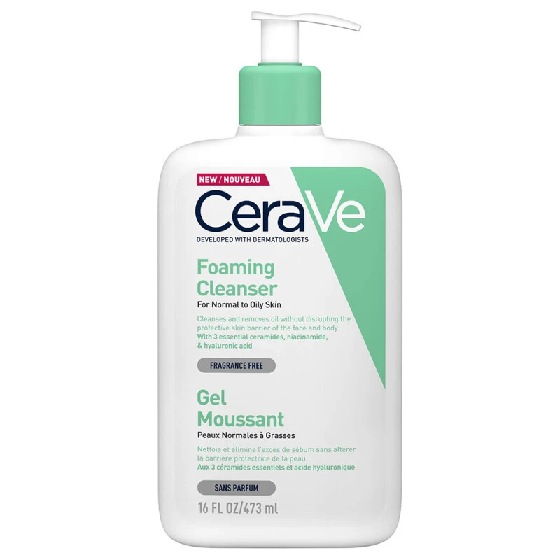 CeraVe Facial Foaming Cleanser For Face & Body 3 CeraVe Facial Foaming Cleanser For Face & Body