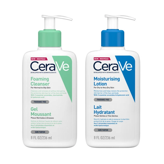 CeraVe Night Time Cleanse & Care Duo 3 CeraVe Night Time Cleanse & Care Duo