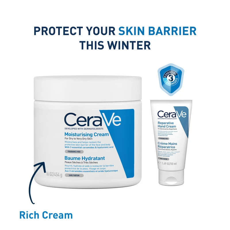 CeraVe Winter Skin Moisturising Cream Duo 4 CeraVe Winter Skin Moisturising Cream Duo - Image 2