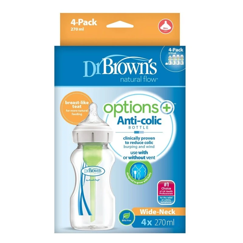 Dr Brown's Options+ Anti-Colic Bottles 3 Dr Brown's Options+ Anti-Colic Bottles