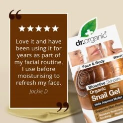 Dr Organic Snail Gel 11 Dr Organic Snail Gel -Health Care Store Dr Organic Snail Gel 4