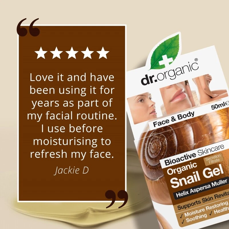 Dr Organic Snail Gel 7 Dr Organic Snail Gel - Image 5