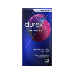 Durex Intense Ribbed And Dotted Condoms