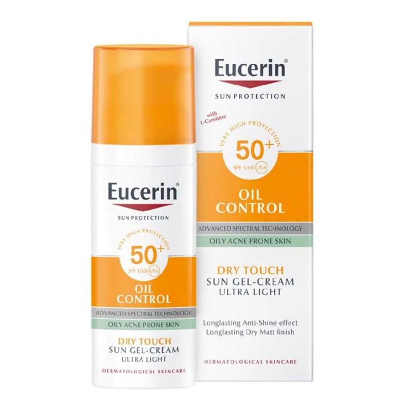 Eucerin Oil Control Sun-Gel Cream Dry Touch SPF50 3 Eucerin Oil Control Sun-Gel Cream Dry Touch SPF50