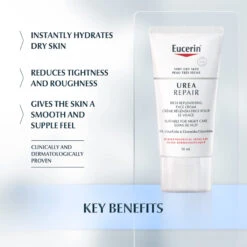 Eucerin UreaRepair Rich Replenishing Face Cream 7 Eucerin UreaRepair Rich Replenishing Face Cream -Health Care Store Eucerin Replenishing Face Cream Night 5 Urea 2