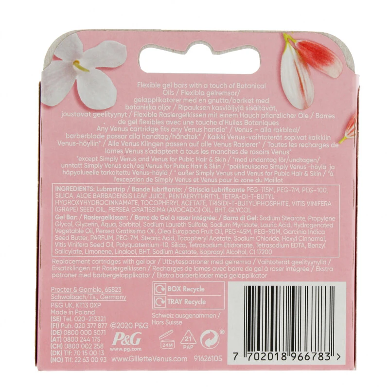 Gillette® Gillette Venus ComfortGlide Spa Breeze Cartridges 4 Gillette® Gillette Venus ComfortGlide Spa Breeze Cartridges - Image 2