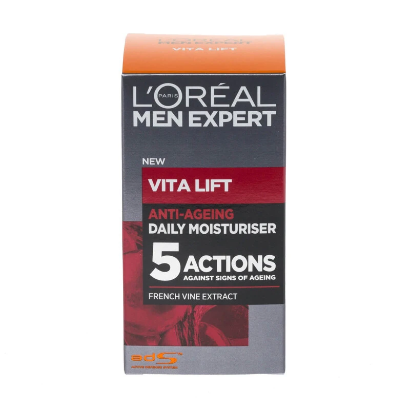 L'Oreal Paris Men Expert Vita Lift 5 Anti Ageing Daily Moisturiser 3 L'Oreal Paris Men Expert Vita Lift 5 Anti Ageing Daily Moisturiser