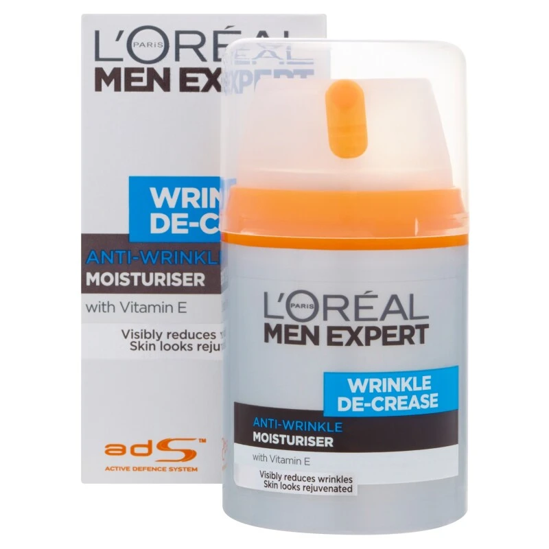 L'Oreal Paris Men Expert Wrinkle De-Crease Moisturiser 4 L'Oreal Paris Men Expert Wrinkle De-Crease Moisturiser - Image 2