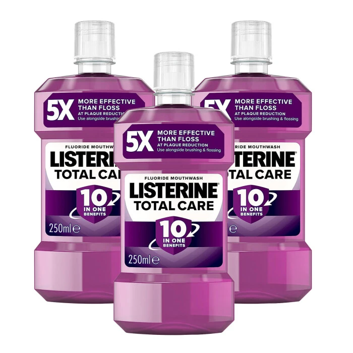 Listerine Total Care Mouthwash Clean Mint 3 Listerine Total Care Mouthwash Clean Mint