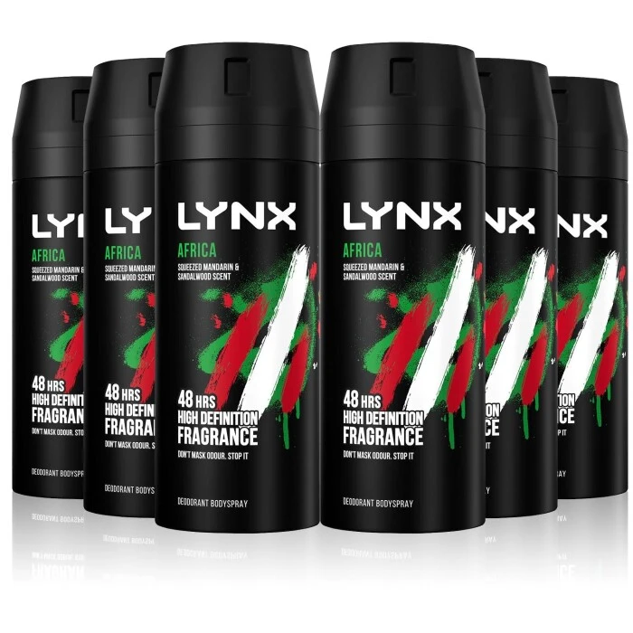Lynx Deodorant & Body Spray Africa 3 Lynx Deodorant & Body Spray Africa