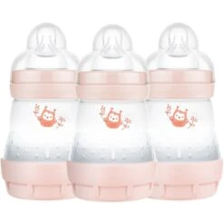 MAM Self Sterilising Anti-Colic Bottle Pink