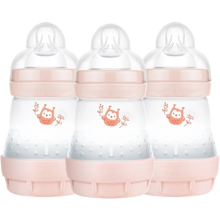 MAM Self Sterilising Anti-Colic Bottle Pink 3 MAM Self Sterilising Anti-Colic Bottle Pink