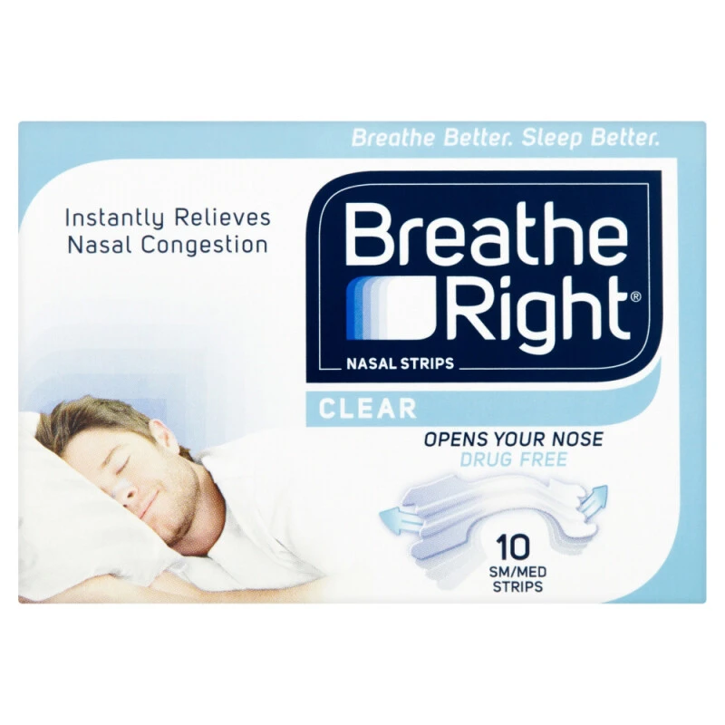 Breathe Right Nasal Strips Clear Small/Medium 4 Breathe Right Nasal Strips Clear Small/Medium - Image 2