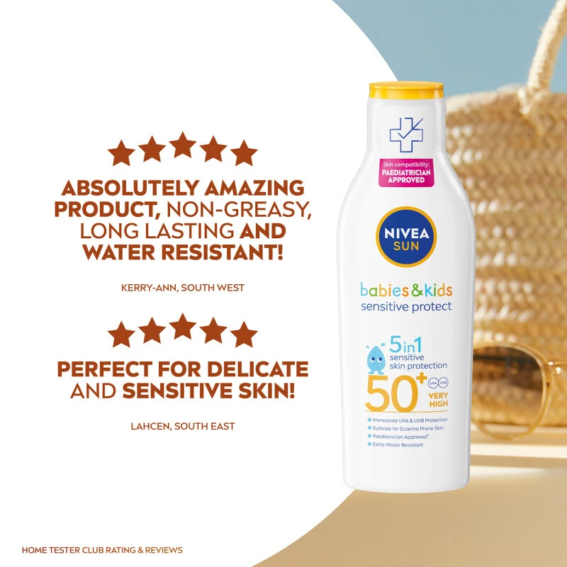 Nivea Sun Babies & Kids Pure & Sensitive Lotion SPF50 5 Nivea Sun Babies & Kids Pure & Sensitive Lotion SPF50 - Image 3