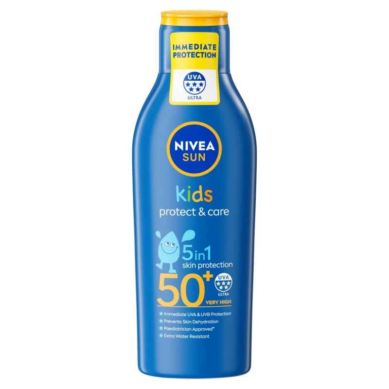 Nivea Sun Kids Protect & Care Lotion SPF50+ 3 Nivea Sun Kids Protect & Care Lotion SPF50+