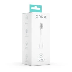 Ordo Sonic+ Electric Brush Heads White Silver