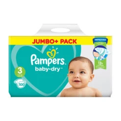 Pampers® Pampers Baby-Dry Size 3 Nappies Jumbo Pack