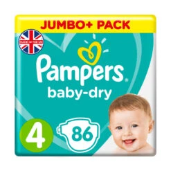 Pampers® Pampers Baby-Dry Size 4 Nappies Jumbo Pack 7 Pampers® Pampers Baby-Dry Size 4 Nappies Jumbo Pack -Health Care Store Pampers Baby Dry Size 4 Nappies 2