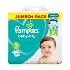 Pampers® Pampers Baby-Dry Size 5 Nappies Jumbo Pack