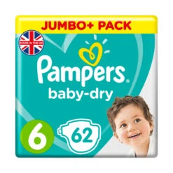 Pampers® Pampers Baby-Dry Size 6 Nappies Jumbo Pack -Health Care Store Pampers Baby Dry Size 6 Nappies 2