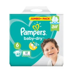 Pampers® Pampers Baby-Dry Size 6 Nappies Jumbo Pack