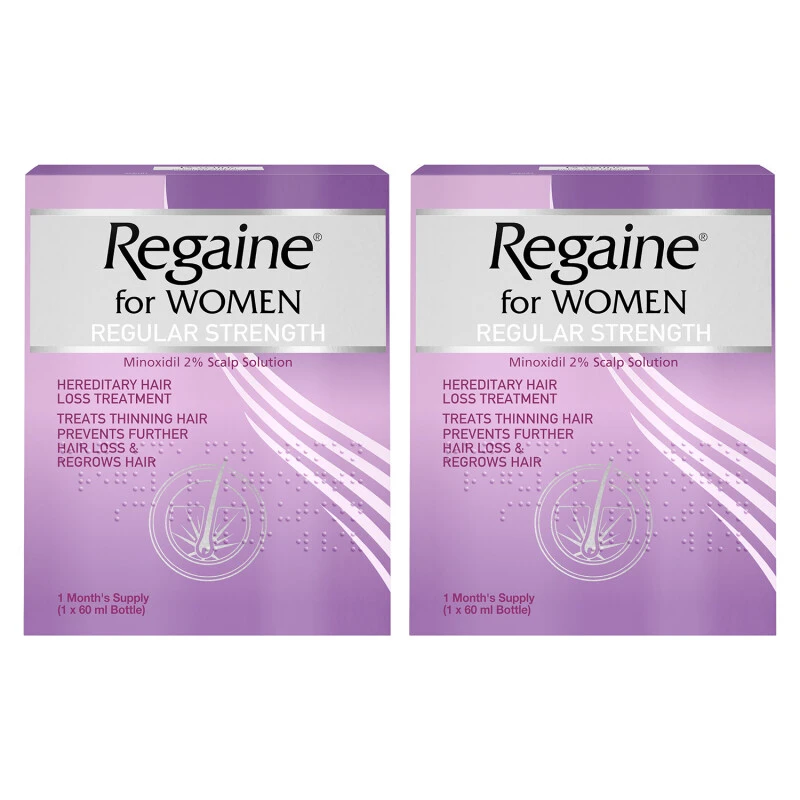 Regaine For Women Solution - 2 Months Supply 3 Regaine For Women Solution - 2 Months Supply