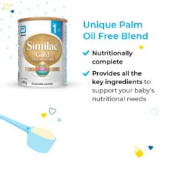 Similac Gold First Infant Milk Palm Oil Free Baby Formula Stage 1 0mths+ -Health Care Store Similac Gold First Infant Milk Palm Oil Free Baby Formula Stage 1 0mths 1 2