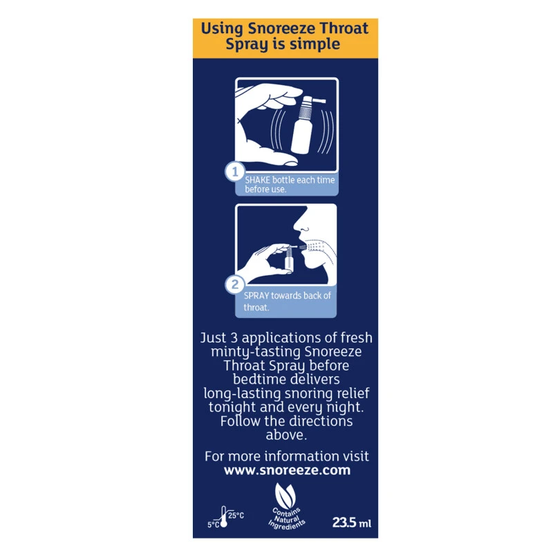 Snoreeze Throat Spray 4 Snoreeze Throat Spray - Image 2