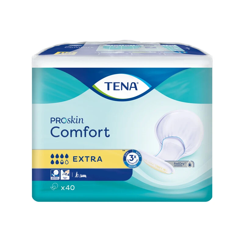 TENA Comfort Extra Incontinence Pads 3 TENA Comfort Extra Incontinence Pads