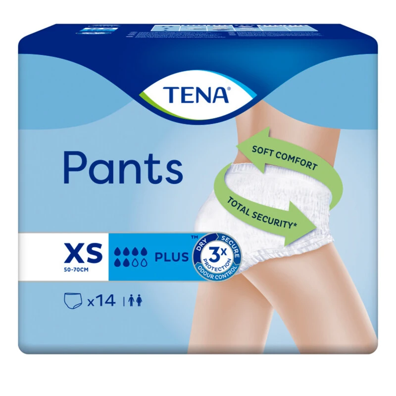 TENA Incontinence Pants Plus XS 3 TENA Incontinence Pants Plus XS