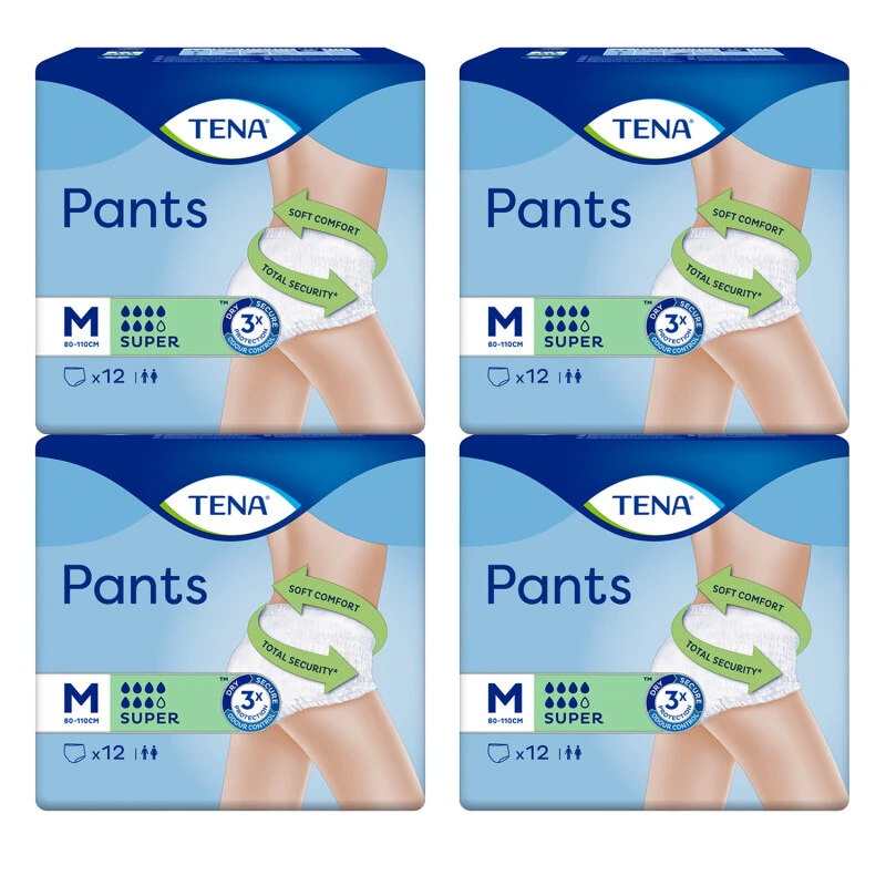 TENA Incontinence Pants Super Medium Size 3 TENA Incontinence Pants Super Medium Size