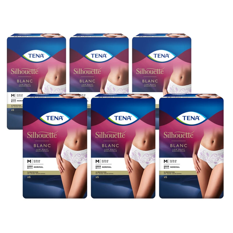 TENA Lady Silhouette Incontinence Pants Normal Medium 3 TENA Lady Silhouette Incontinence Pants Normal Medium