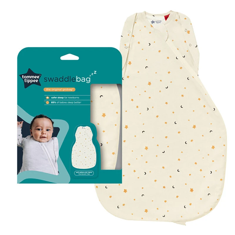 Tommee Tippee The Original Grobag Oatmeal Star Swaddlebag 3-6 Months 2.5 Tog 3 Tommee Tippee The Original Grobag Oatmeal Star Swaddlebag 3-6 Months 2.5 Tog