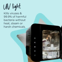 Tommee Tippee Ultra UV 3-in-1 Steriliser Black -Health Care Store Tommee Tippee Ultra UV 3 in 1 Steriliser Black 2