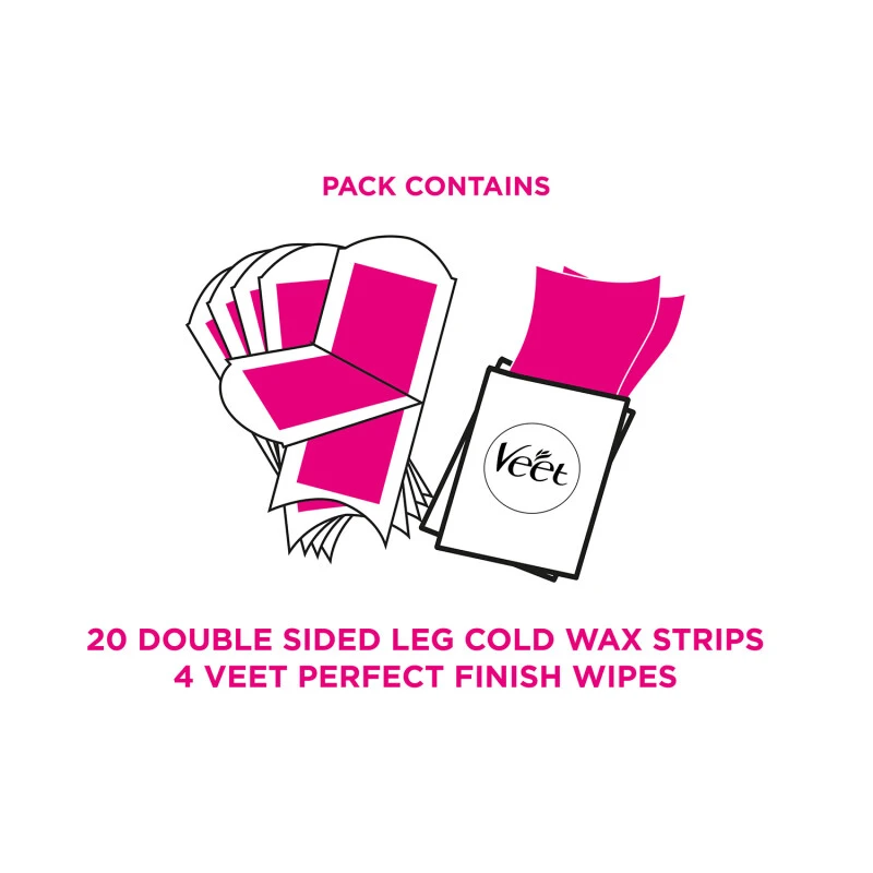 Veet Body & Legs Wax Strips For Sensitive Skin 5 Veet Body & Legs Wax Strips For Sensitive Skin - Image 3