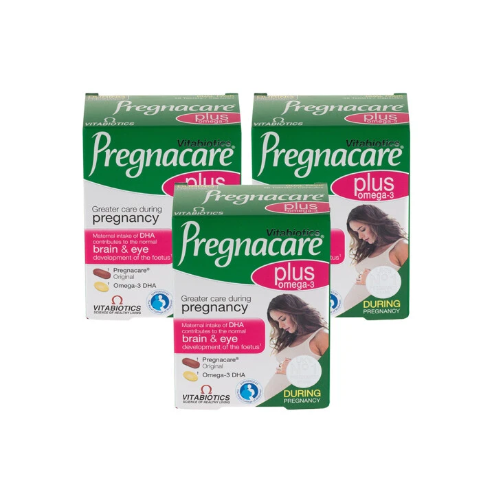 Vitabiotics Pregnacare Plus Tablets With Omega 3 Triple Pack 3 Vitabiotics Pregnacare Plus Tablets With Omega 3 Triple Pack