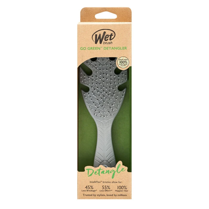 Wet Brush Go Green Biodegradeable Detangler Grey 3 Wet Brush Go Green Biodegradeable Detangler Grey