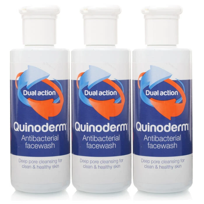 Quinoderm Face Wash 3 Quinoderm Face Wash