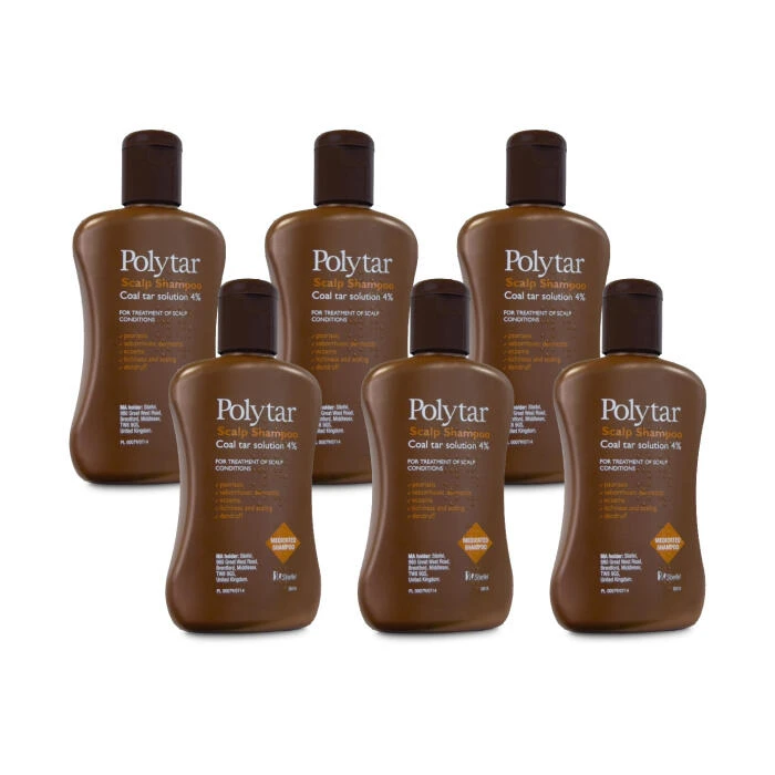 Polytar Scalp Coal Tar Shampoo 3 Polytar Scalp Coal Tar Shampoo
